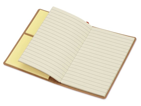 Блокнот А6 Write and stick с ручкой и набором стикеров, серый Блокнот А6 Write and stick с ручкой и набором стикеров, серый