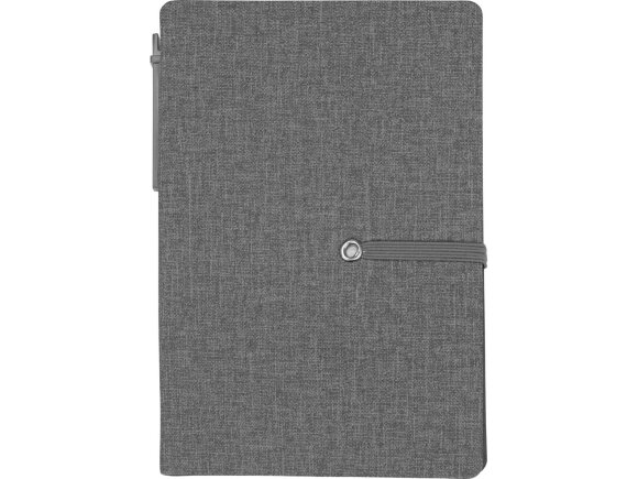 Блокнот А6 Write and stick с ручкой и набором стикеров, серый Блокнот А6 Write and stick с ручкой и набором стикеров, серый