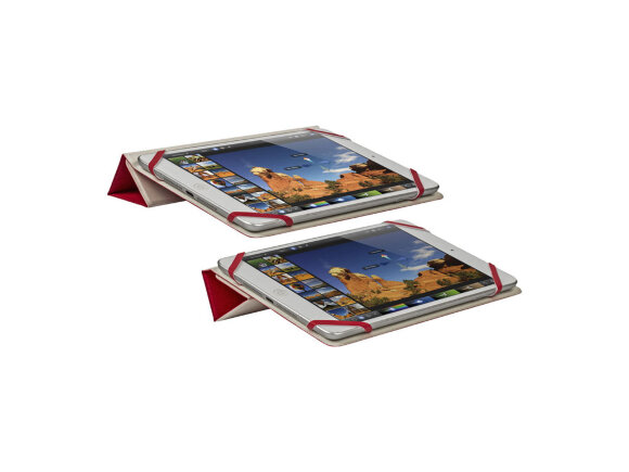 Универсальный чехол 3122 для планшетов 7-8, красный-белый Универсальный чехол 3122 для планшетов 7-8, красный-белый