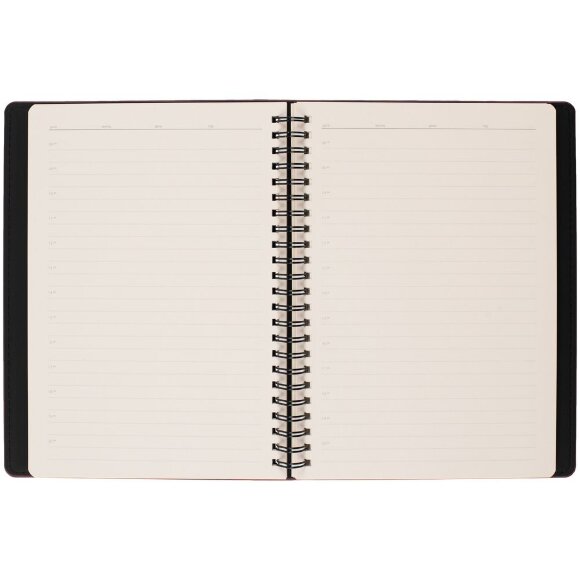 Ежедневник Spring Urban на заказ, недатированный, бордовый