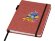 Блокнот Orin, формат А5, из переработанного ПЭТ, красный кирпичный