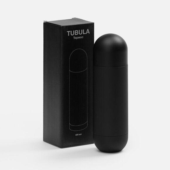 Термос Tubula Soft Touch, черный Термос Tubula Soft Touch, черный
