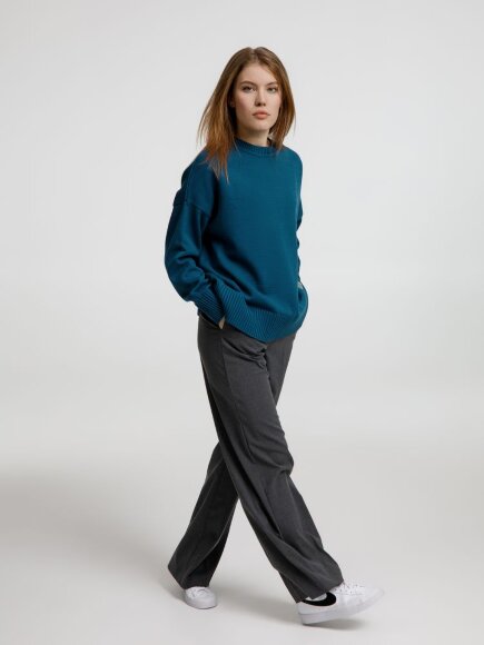 Джемпер оверсайз унисекс Stated в сумке, синий (морская волна)