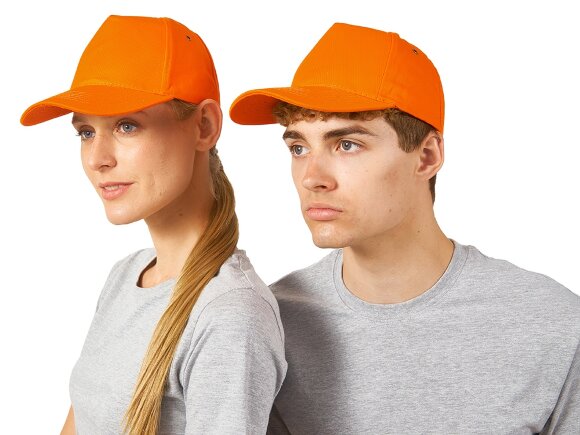 Бейсболка New York 5-ти панельная, оранжевый Бейсболка New York 5-ти панельная, оранжевый