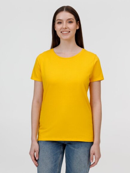Футболка женская E190 желтая