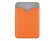 Чехол-картхолдер Favor на клеевой основе на телефон для пластиковых карт и и карт доступа, оранжевый
