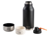 Вакуумный термос Buddy 3-в-1 со съемными мисками для питомцев, 1000 мл, черный Вакуумный термос Buddy 3-в-1 со съемными мисками для питомцев, 1000 мл, черный