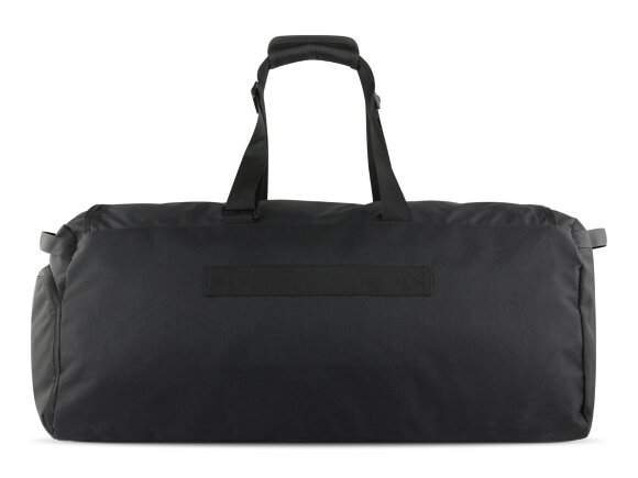 Сумка дорожная BUGATTI Blanc Delight, чёрная, нейлон RPET600D/тарпаулин/полиэстер, 67х32х29 см, 55 л