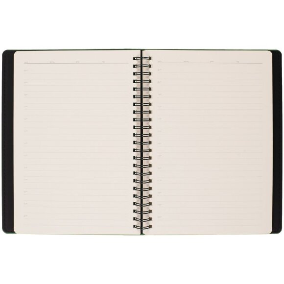 Ежедневник Spring Urban на заказ, недатированный, зеленый