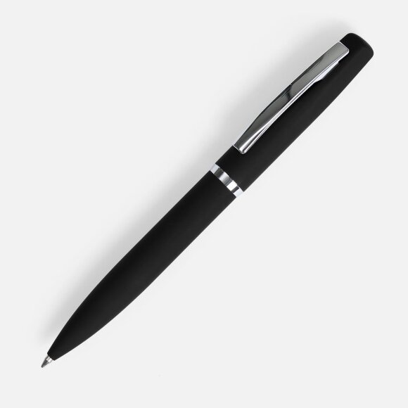 Ручка шариковая Bolt Soft Touch, черная