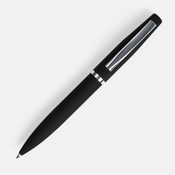 Ручка шариковая Bolt Soft Touch, черная