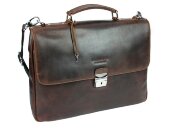 Портфель BUGATTI Romano 15'', коричневый, натуральная воловья кожа, 39х8х30 см Портфель BUGATTI Romano 15'', коричневый, натуральная воловья кожа, 39х8х30 см