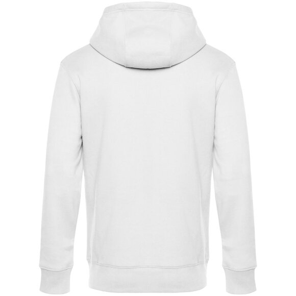 Толстовка с капюшоном унисекс King, белая Толстовка с капюшоном унисекс King, белая