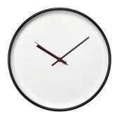 Часы настенные ChronoTop, черные Часы настенные ChronoTop, черные