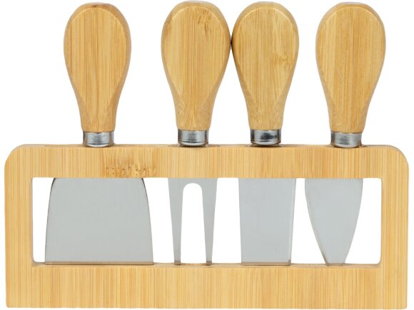 Набор для сыра из бамбука со съемной подставкой Camembert