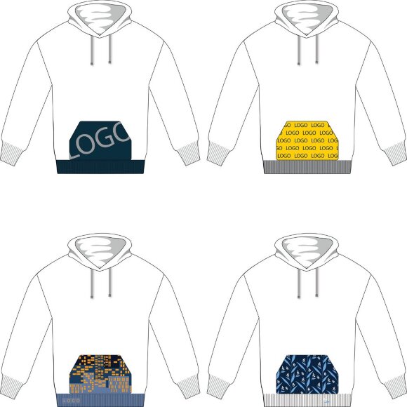 Вязаный карман-кенгуру на заказ Paosy Вязаный карман-кенгуру на заказ Paosy