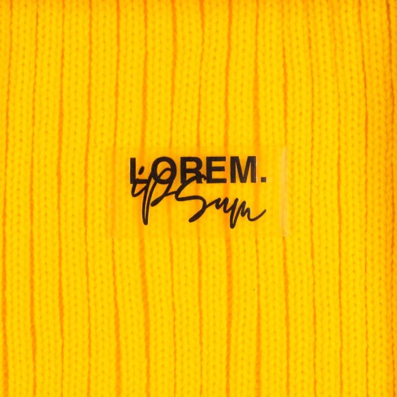 Лейбл из ПВХ Dzeta, XS, прозрачный