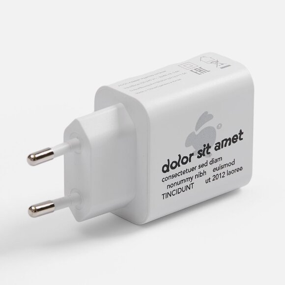 Станция беспроводной зарядки с часами и подсветкой GlobeBee, белая