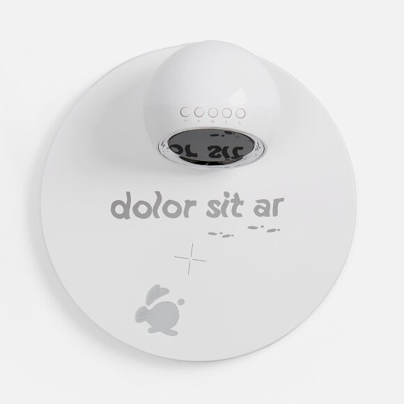 Станция беспроводной зарядки с часами и подсветкой GlobeBee, белая