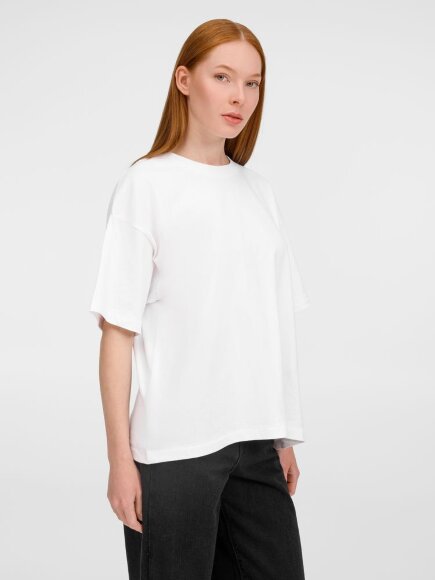 Футболка оверсайз унисекс Legacy, белая Футболка оверсайз унисекс Legacy, белая