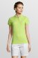 Рубашка поло женская People 210, зеленое яблоко