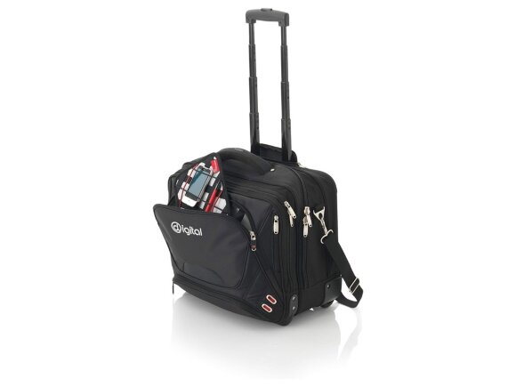 Чемодан на колесиках Proton, удобная для прохождения досмотра, черный Чемодан на колесиках Proton, удобная для прохождения досмотра, черный