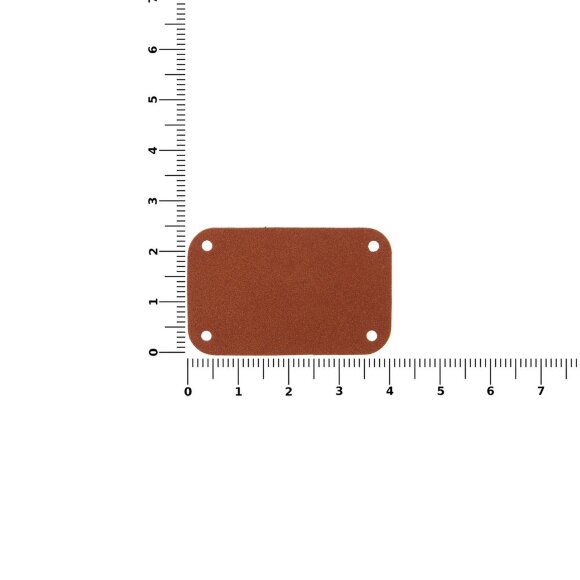 Лейбл Eta Nubuck, S, коричневый