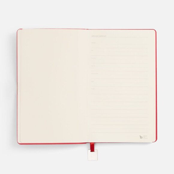 Ежедневник Shall Light, недатированный, красный Ежедневник Shall Light, недатированный, красный