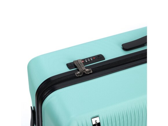 Чемодан TORBER Caspian, светло-зелёный, ABS-пластик, 43 х 26 х 68 см, 64 л Чемодан TORBER Caspian, светло-зелёный, ABS-пластик, 43 х 26 х 68 см, 64 л