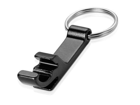 Брелок-открывалка Tao, черный Брелок-открывалка Tao, черный