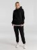 Толстовка с капюшоном унисекс King, черная Толстовка с капюшоном унисекс King, черная