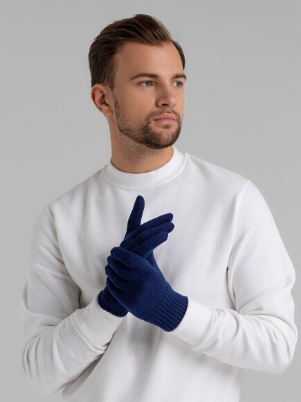Перчатки Real Talk, темно-синие Перчатки Real Talk, темно-синие