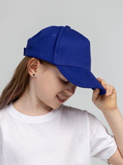 Бейсболка детская Standard Kids, синяя Бейсболка детская Standard Kids, синяя
