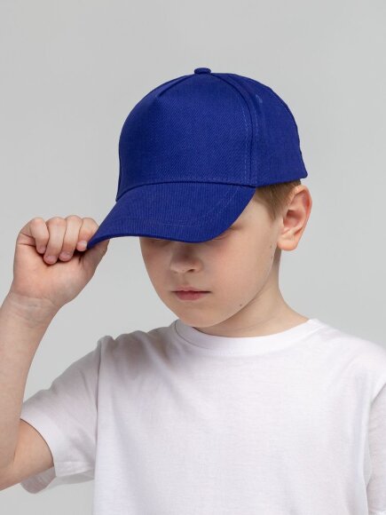 Бейсболка детская Standard Kids, синяя Бейсболка детская Standard Kids, синяя