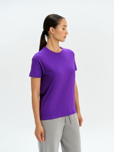 Футболка унисекс Regent 150, темно-фиолетовая Футболка унисекс Regent 150, темно-фиолетовая