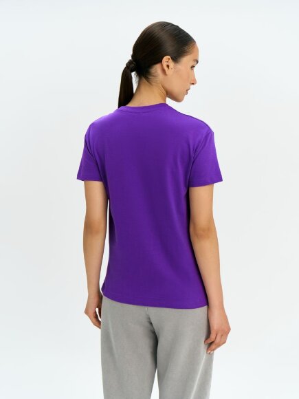 Футболка унисекс Regent 150, темно-фиолетовая Футболка унисекс Regent 150, темно-фиолетовая