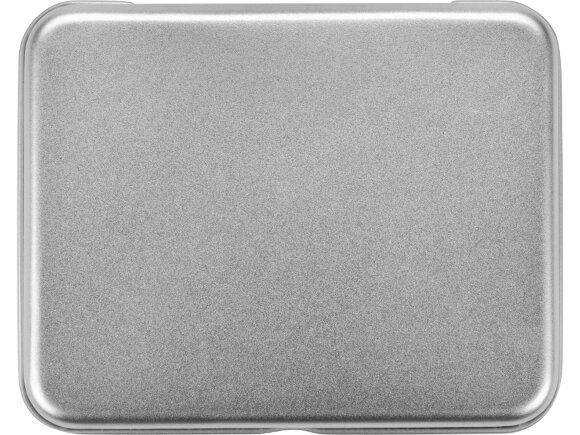 Брелок-компас с термометром, серебристый