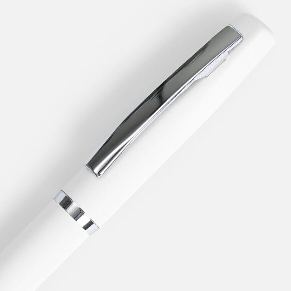 Ручка шариковая Bolt Soft Touch, белая Ручка шариковая Bolt Soft Touch, белая