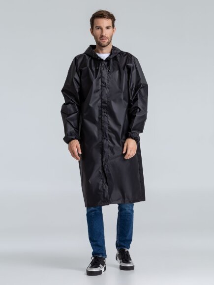 Дождевик унисекс Rainman Strong, черный Дождевик унисекс Rainman Strong, черный