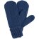 Варежки Brugge, синий меланж