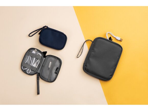 Органайзер для проводов и электроники Keep Organized M, темно-серый Органайзер для проводов и электроники Keep Organized M, темно-серый