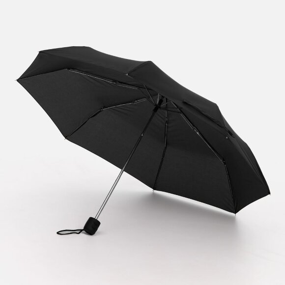 Зонт складной Basic, черный Зонт складной Basic, черный