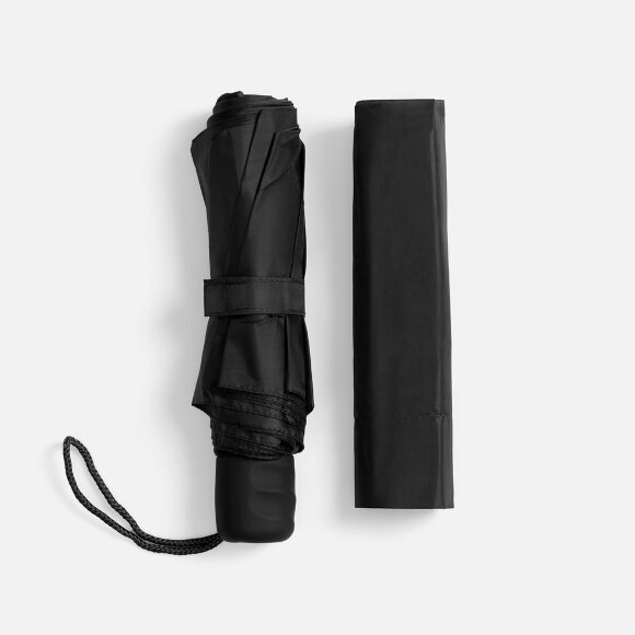 Зонт складной Basic, черный Зонт складной Basic, черный