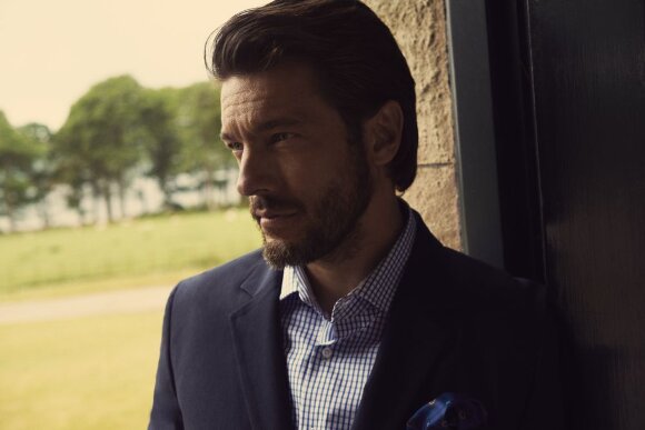 Рубашка мужская в клетку Tribeca, черная Рубашка мужская в клетку Tribeca, черная