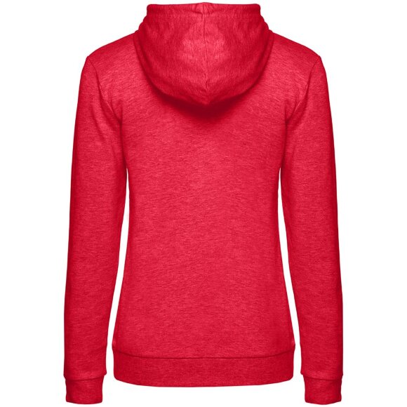 Толстовка с капюшоном женская Hoodie, красный меланж Толстовка с капюшоном женская Hoodie, красный меланж