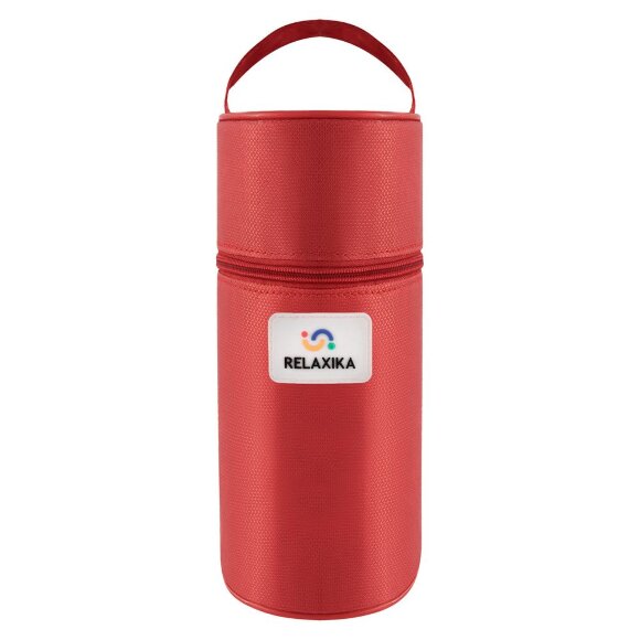 Термос Relaxika Duo 500 в чехле, стальной