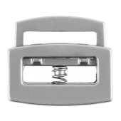 Фиксатор для шнура Latch, серебристый Фиксатор для шнура Latch, серебристый