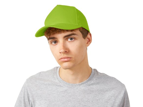 Бейсболка New York 5-ти панельная, зеленое яблоко Бейсболка New York 5-ти панельная, зеленое яблоко
