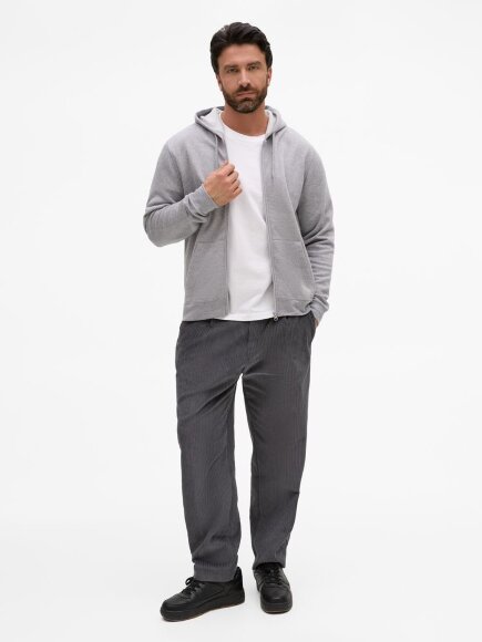 Толстовка унисекс Stone, серый меланж