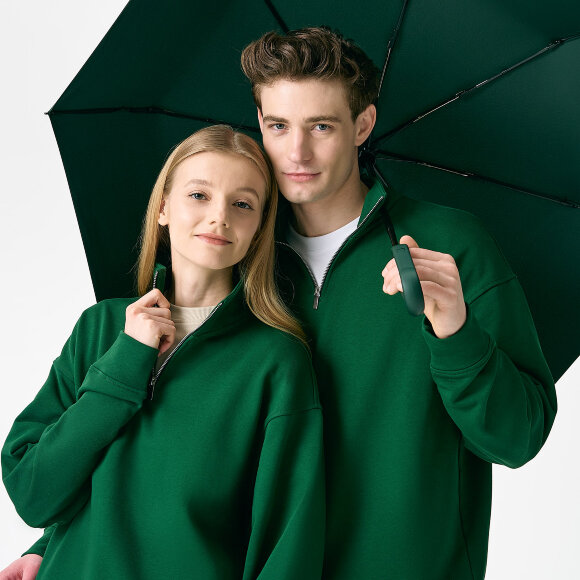 Зонт складной Азимут (Azimut), зеленый